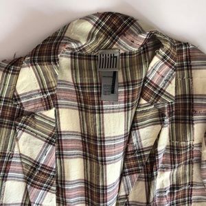 Lilith cotton plaid jacket